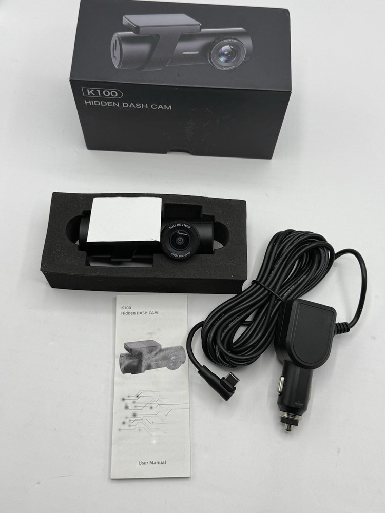 Hidden Dash Cam K100 1080P Car Camera, Front Dash Camera, WiFi