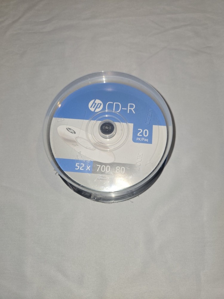 HP 20pk 52x 700 MB / 80 Mins CD-R-20 Pk - Spindle Blank CDs