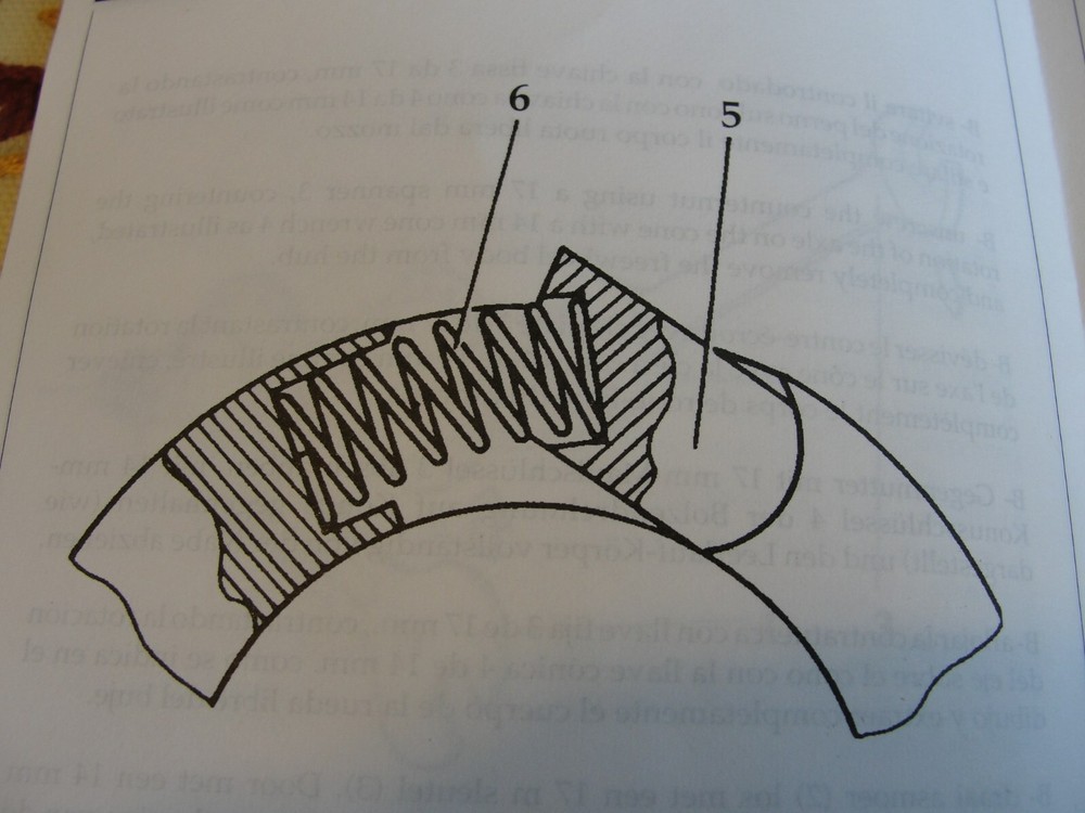 Campagnolo freehub tool spring retainer, new