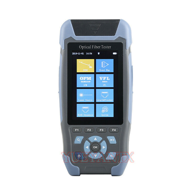 Pro mini OTDR Fiber Optic Reflectometer with 9 Functions VFL OLS OPM Event Map