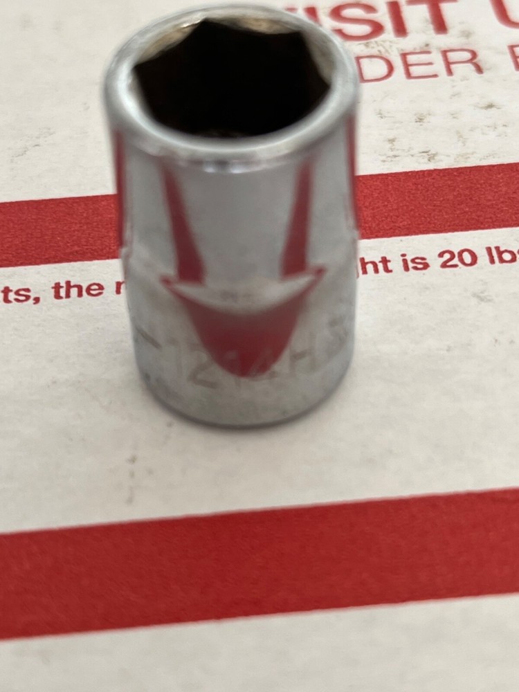 CHALLENGER Proto 1214H 7/16in 3/8” Dr 6pt Shallow Socket USA