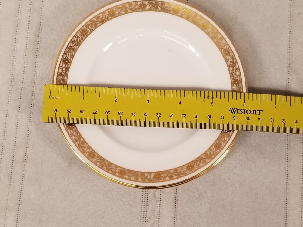 2 Royal Worcester GOLDEN ANNIVERSARY Bread & Butter Plates