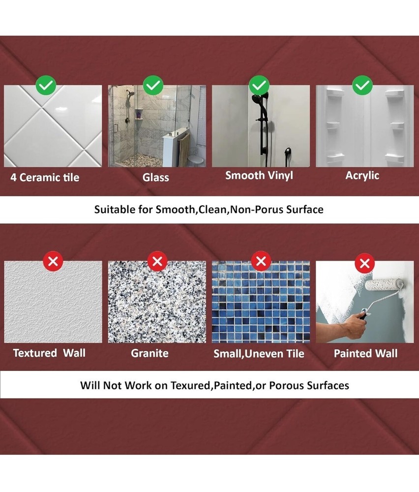 Grab bar for shower handle suction