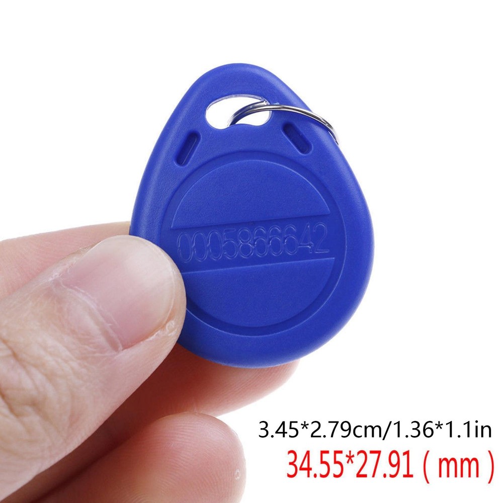 10Pack TK4100 Keychains 125KHZ RFID Proximity ID Card Token Tags Key Waterproof