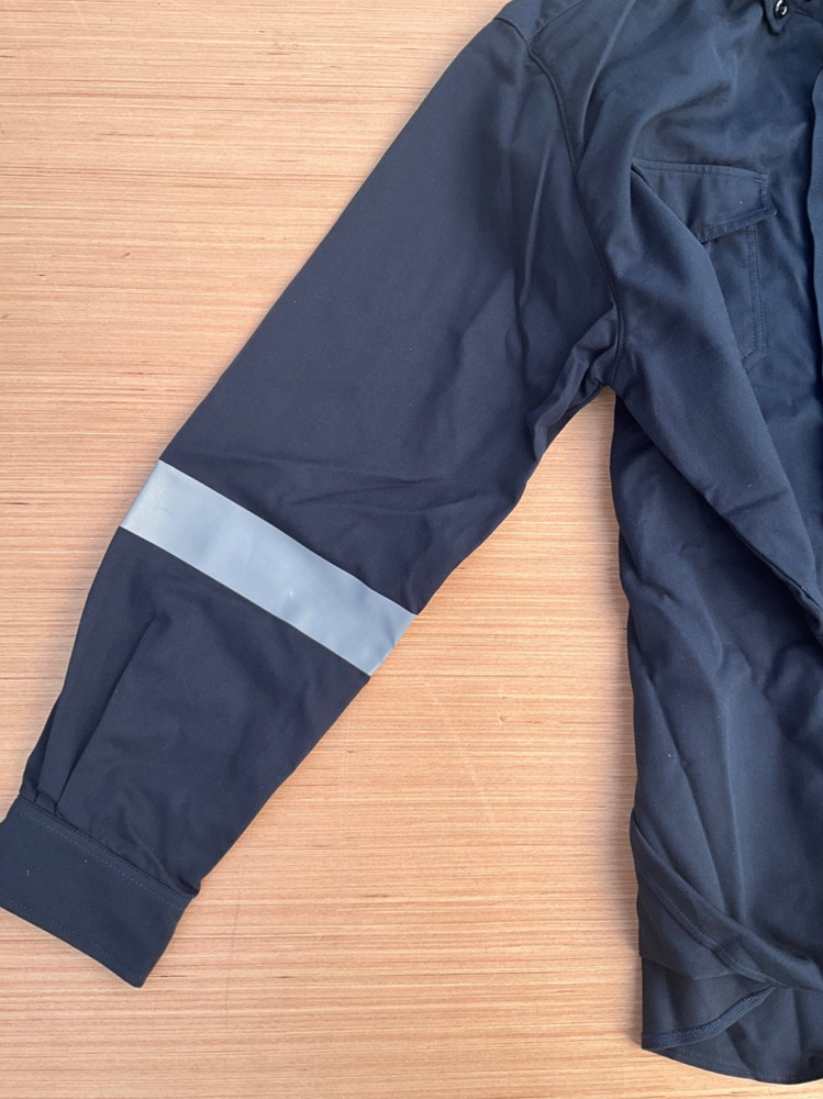 STRATA FieldCore Men's 2X Large Navy SFX310 ARC Flash Work Shirt - FREE SHIP