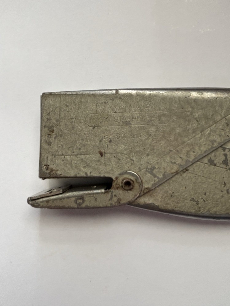 Vintage Fishstrom Staple Co. Stapler Markwell SX STA-PLYER Stapler