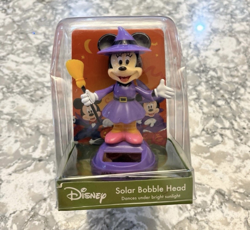 Minnie Mouse Solar Bobble Head