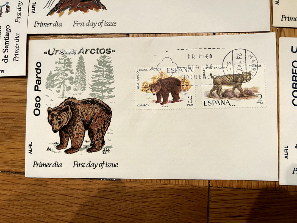 663. Spain Collection of ten illustrated 1970's First Day Covers