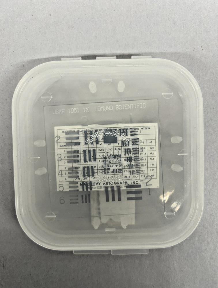 USAF 1951 Glass Slide Resolution Targets-3"x3"