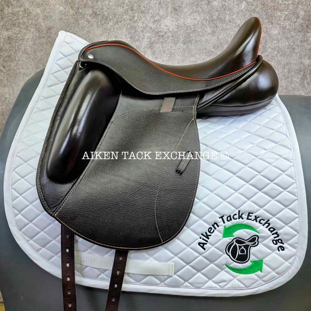 2018 Custom Saddlery Icon Flight 2 Monoflap Saddle, 17.5" (Read Description)