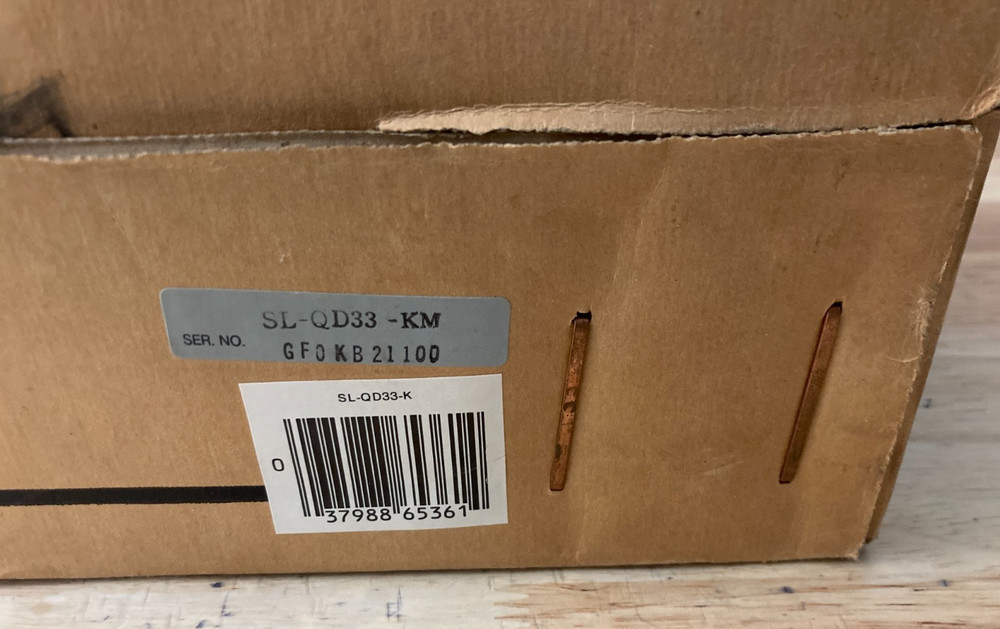 Technics SL-QD33(K) Black Turntable Unused (New Open Box)