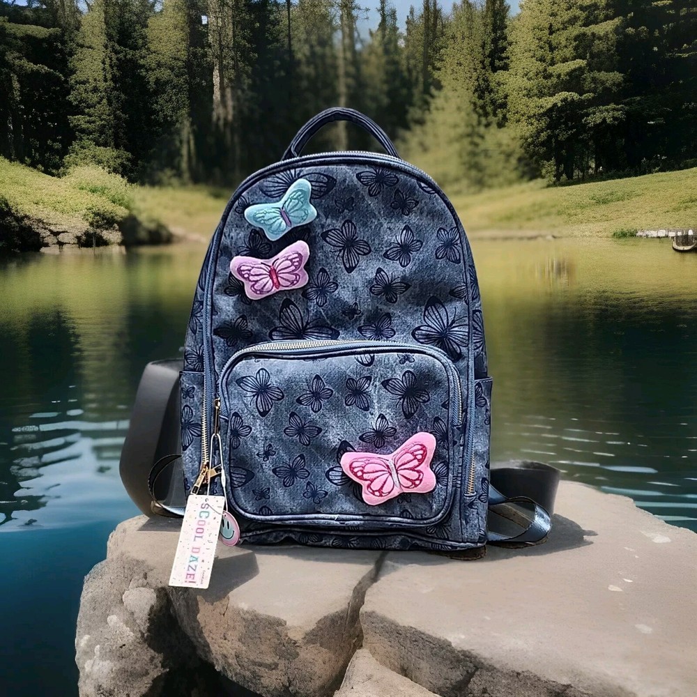 *Danbar Global Scool Daze Butterfly Backpack Mint NWT