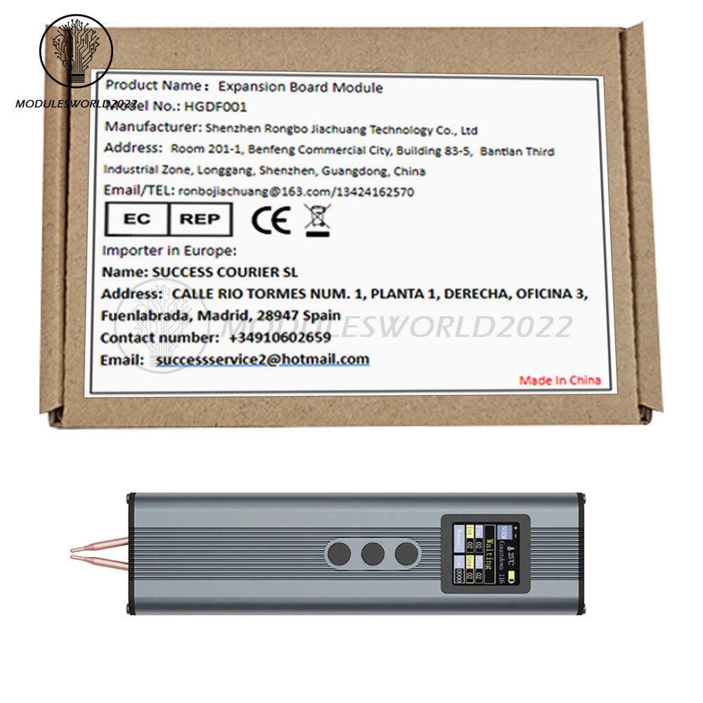 HR10 Portable Mini Handheld Spot Welder Battery Welding Tool 11 Gears Adjustable