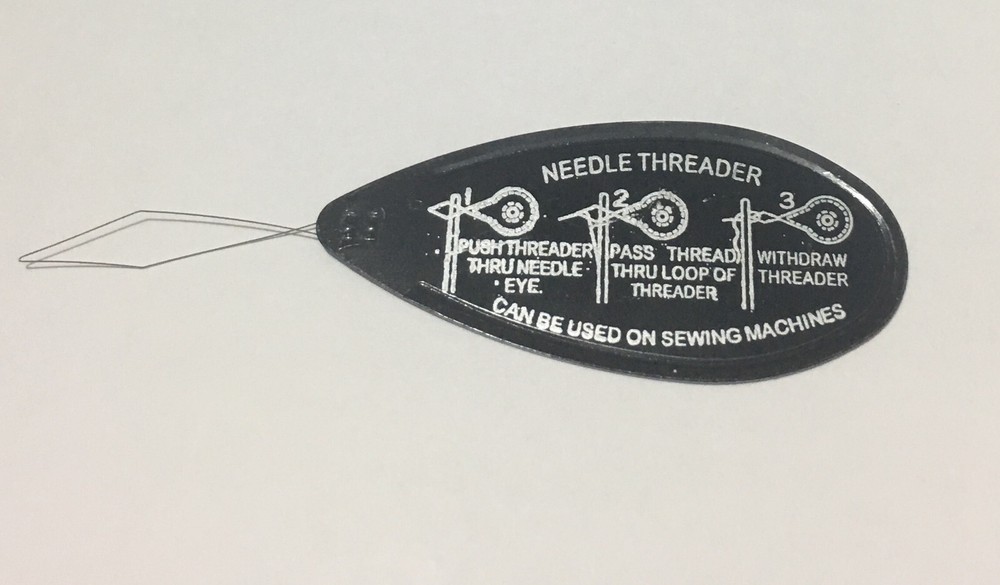 needle threader inserter threading wire bow type,  1" long wire #WB1