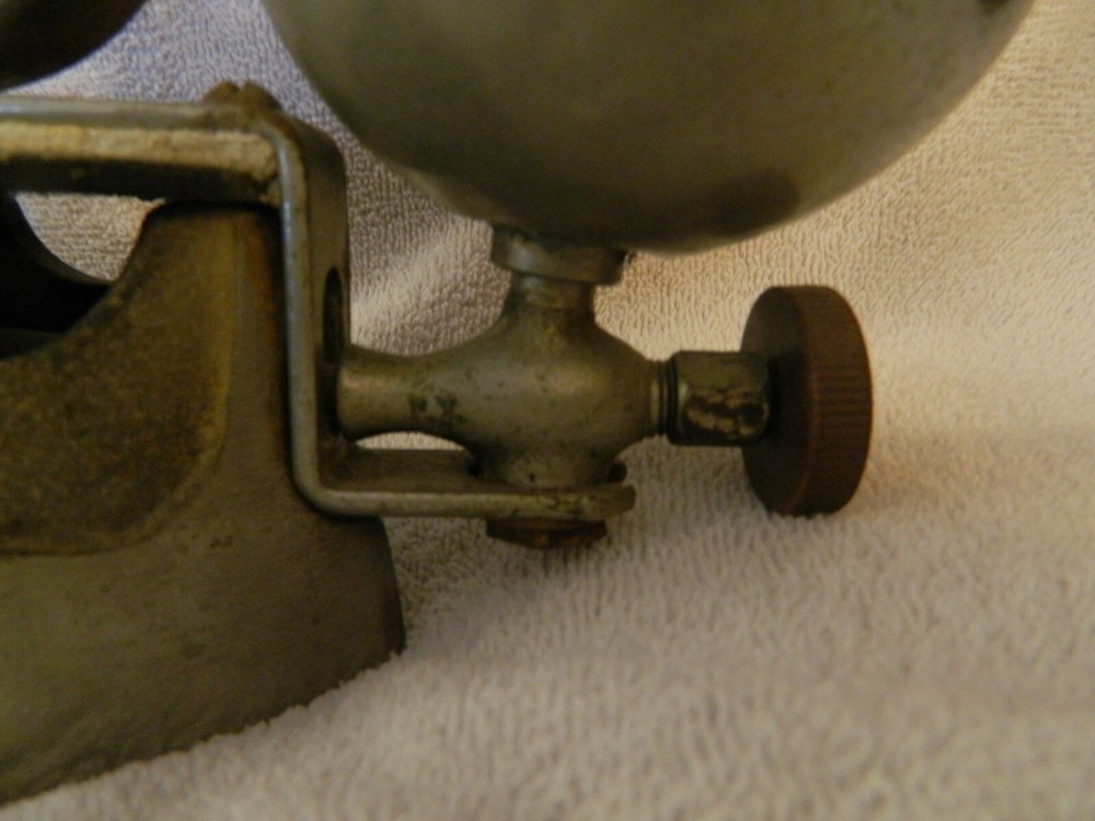 Antique Comfort Iron self heating gasoline iron