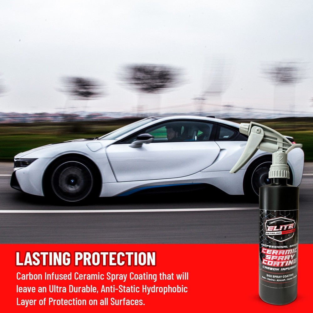 Carbon Infused Ceramic Spray Coating! Extremely User Friendly- Pro Results!