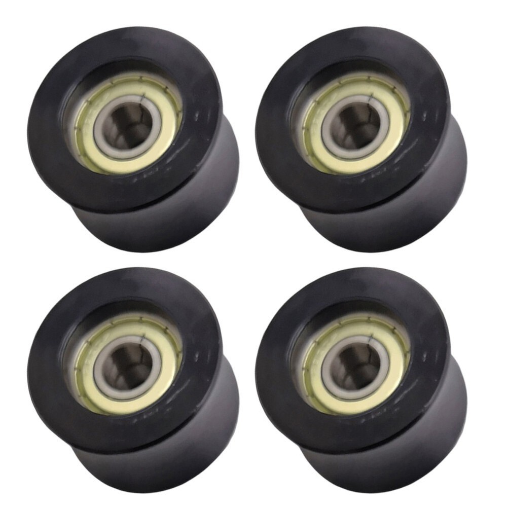 4 Pack Rowing Machine Seats Guide Wheel Replacement For Fitness Equipment