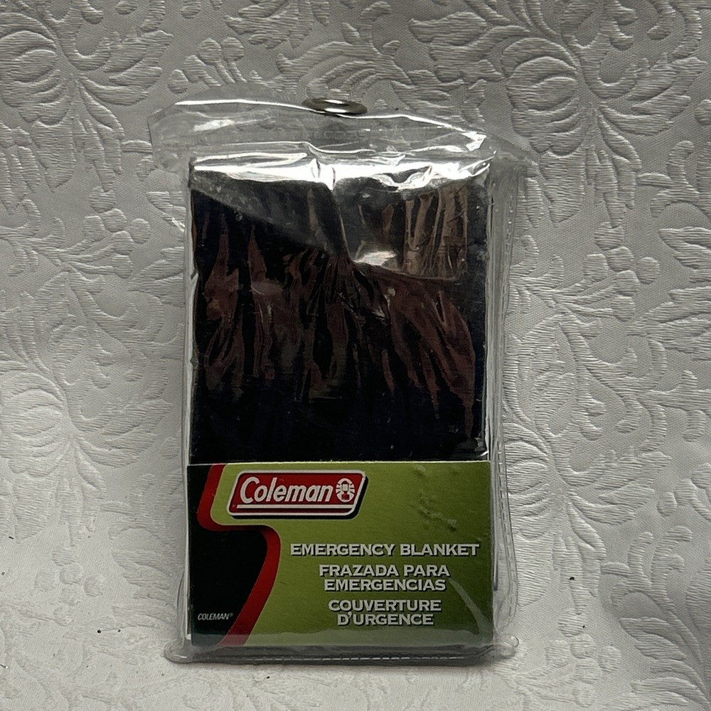 Coleman Emergency Blanket 53x82" Aluminized Polyester Protection Camping Outdoor