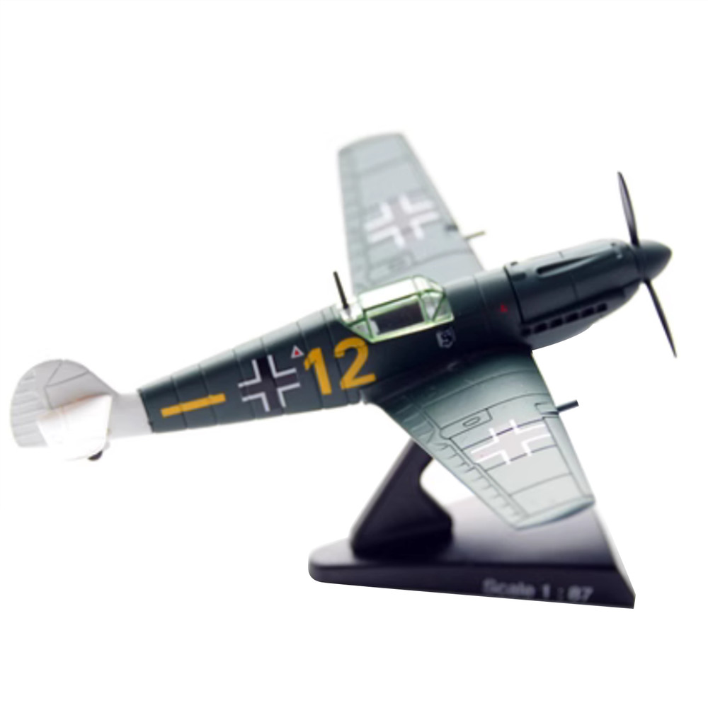 1:100 Scale Germany Messerschmitt BF109E Fighter Aircraft Alloy Model Ornament