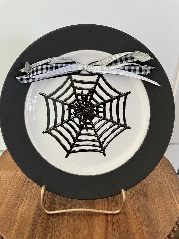 Handmade Halloween Tier Tray Shelf Decor Plate
