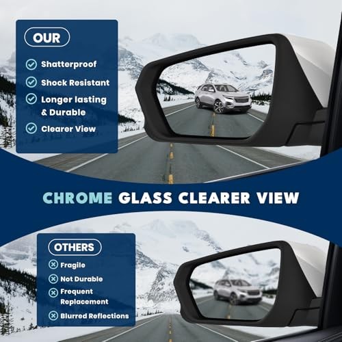 Side mirror assembly replacement, left side mirror assembly replacement, right