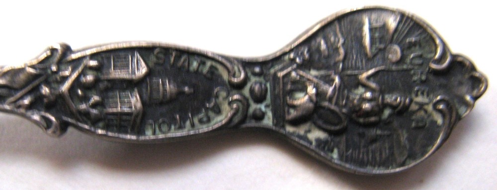 Sterling Golden Gate Bridge Souvenir Spoon 4" Long, 0.2 Oz.