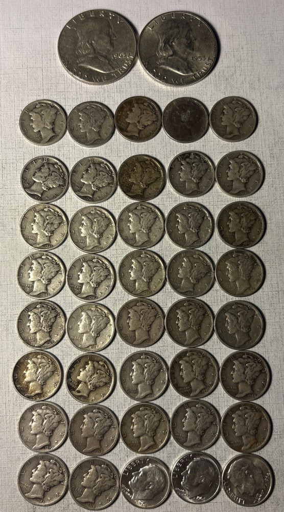 Silver 5.00 Face Value Mix Of 90% Silver $5.00 Face #1