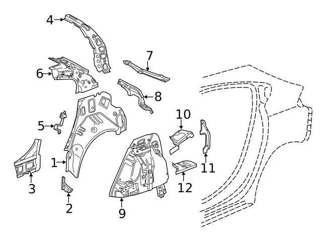 Genuine GM Bracket 23328027