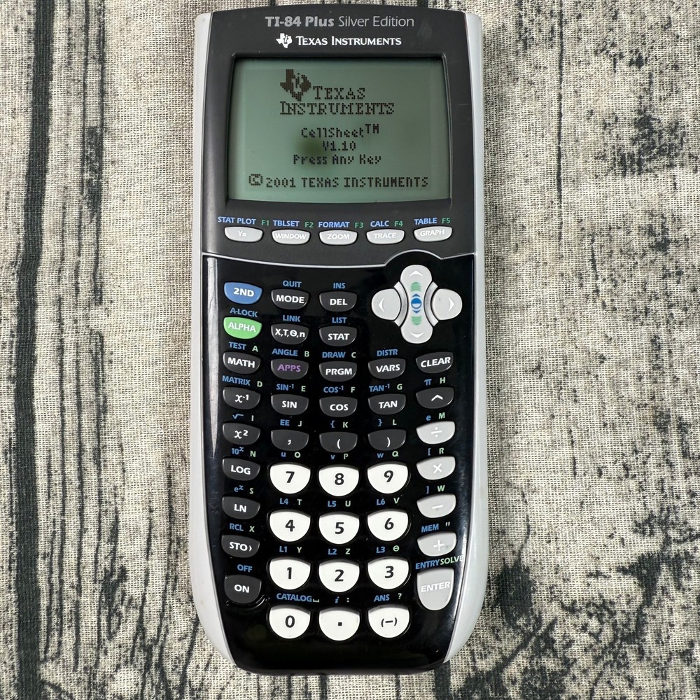 Texas Instruments TI-84 Plus Silver Edition Graphing Calculator - *Read*