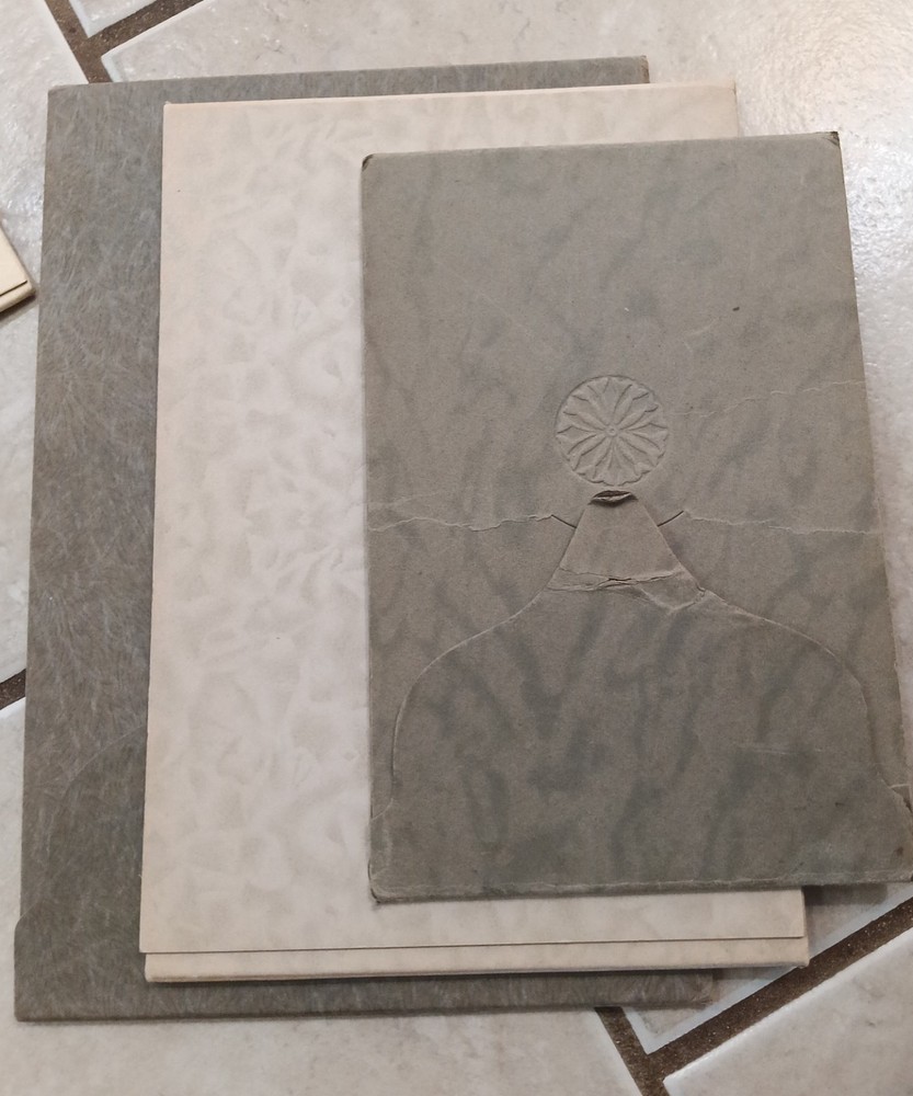 Antique Cardboard Photo Frames Some with Pictures