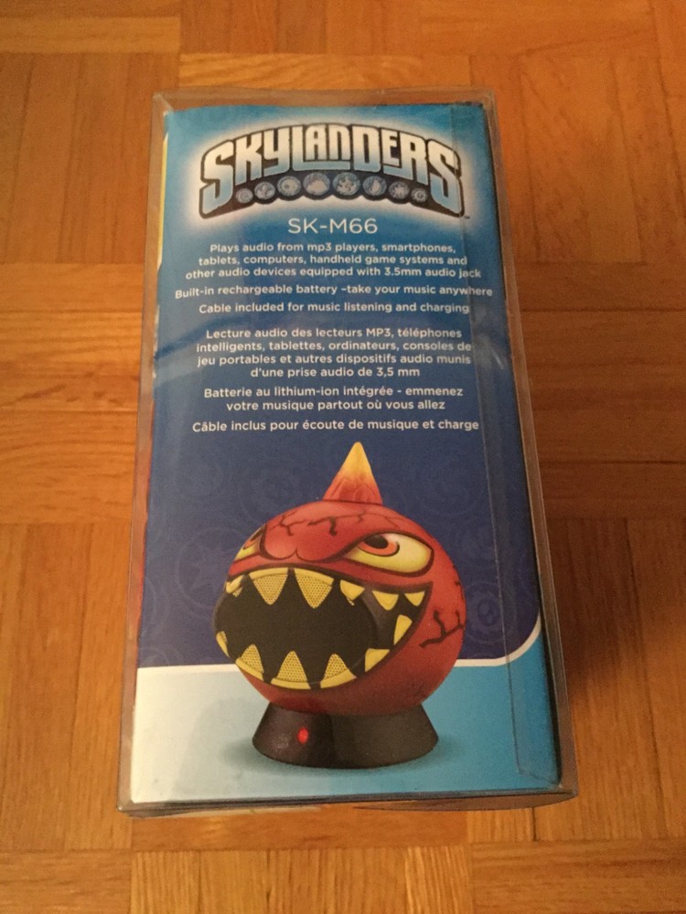 Skylander Eruptor Rechargeable Speaker Plug via 3.5mm Audio Jack