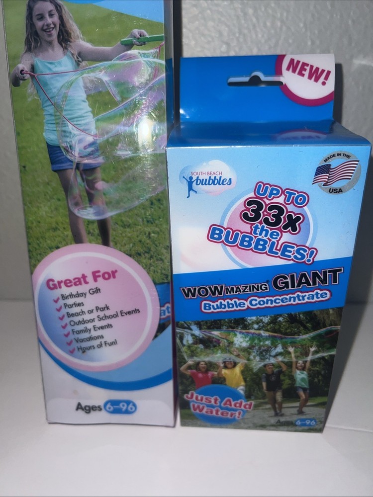 Giant Bubble Concentrate Kit With Additional Bubble Concentrate New