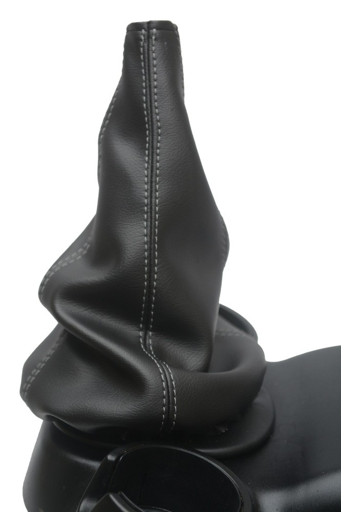 Manual Shift Boot Cover Leather Synthetic for Ford Ranger 2004-2010 Gray Sitich