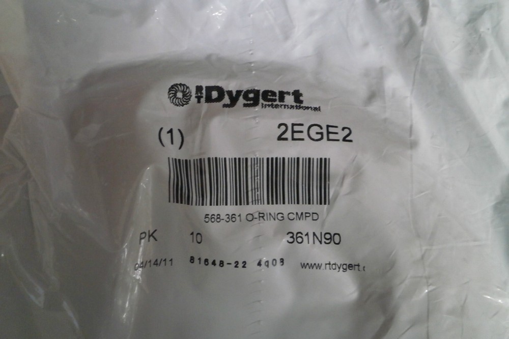 Dygert 2EGE2 O-Ring CMPD pack of 10