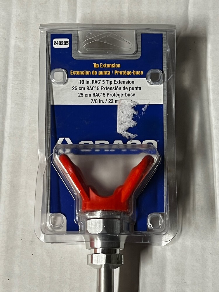 Graco 243295 10" RAC 5 Tip Extension 7/8 in. x 10 in.