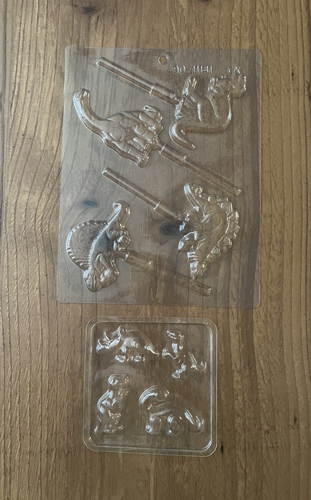 Wilton Dinosaur Candy Mold And Country Kitchen Lollipop Candy Mold Ships Fast
