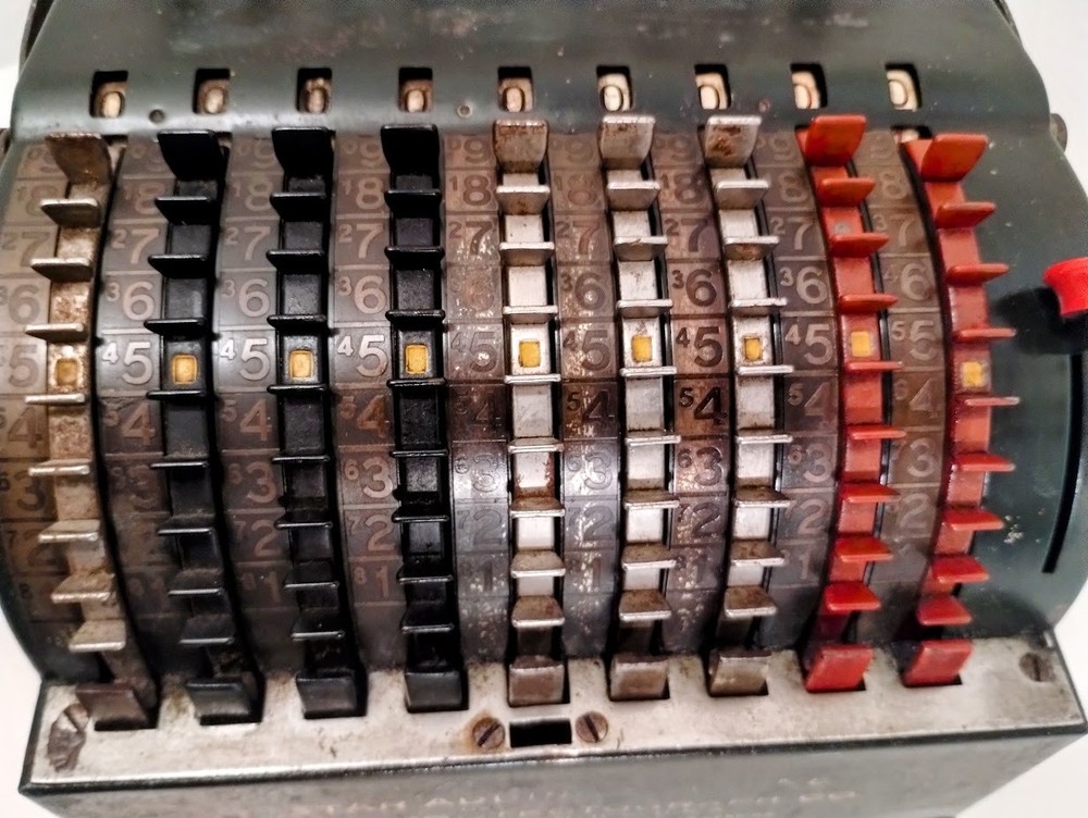 Antique Star Calculator Adding Machine By Todd Protectograph Co. NY