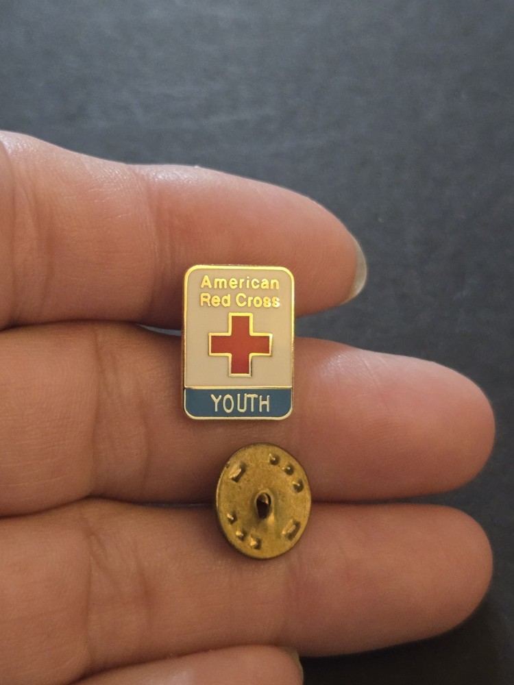 American Red Cross Small Youth Pin - Square