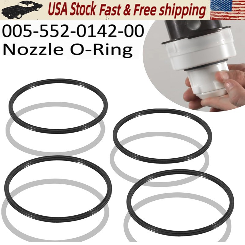4-Pieces Nozzle O-Ring Kit 005-552-0142-00 for Paramount PCC2000 Cleaning Head