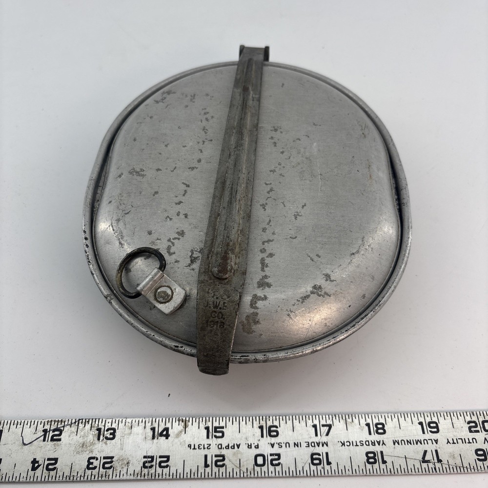 ORIGINAL WW1 US ARMY MESS KIT-DATED 1918 With Fork