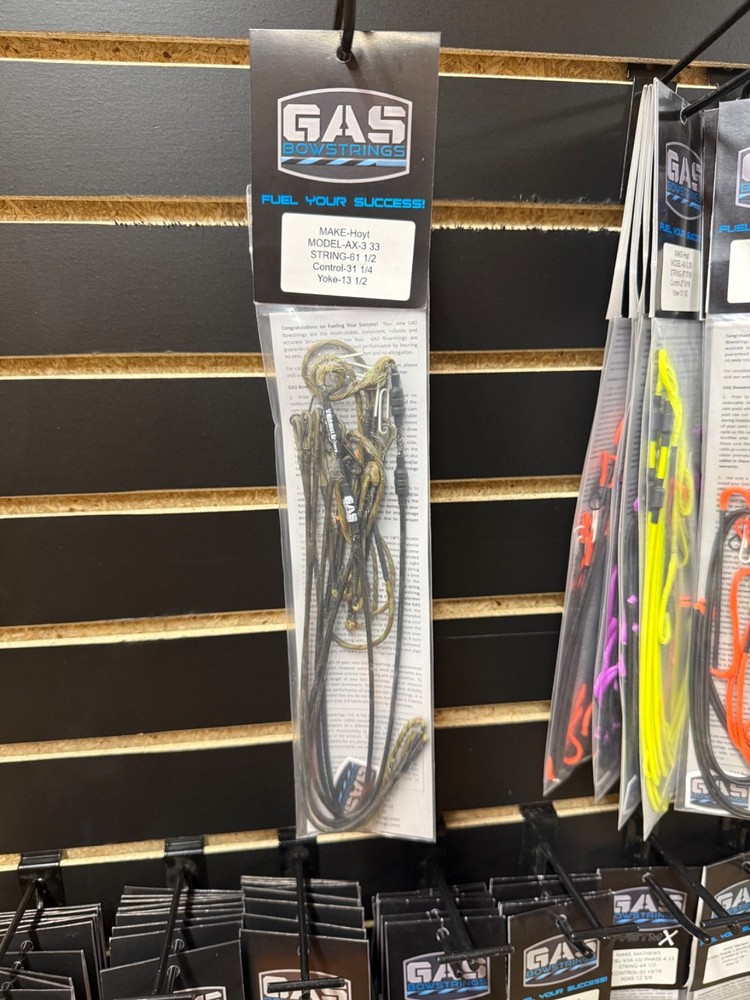 NEW Gas Hoyt AX3 33 Camo Bow Strings String COMPLETE SET Ghost Camo