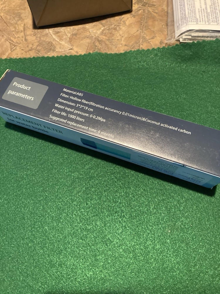 Membrane Solutions Water Bottle Filter - 2 New Replacement Filters/Cartridges