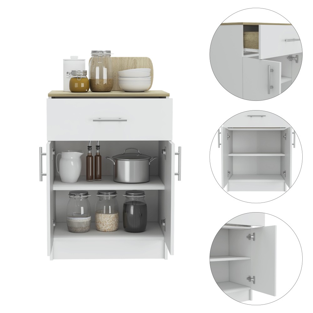 Compact Office Storage Cabinet - Pantry Organizer, Perfect for Small Breakrooms