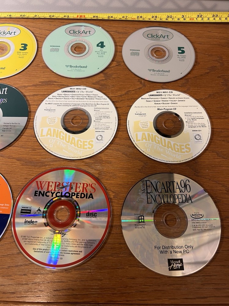 Windows Software CD DVD Lot: SFX, Adobe, Microsoft Office, Education, Music, Map