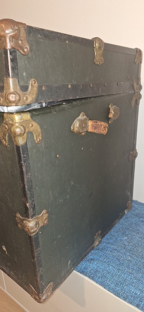 Vintage Handmade Trunk - Antique, Used