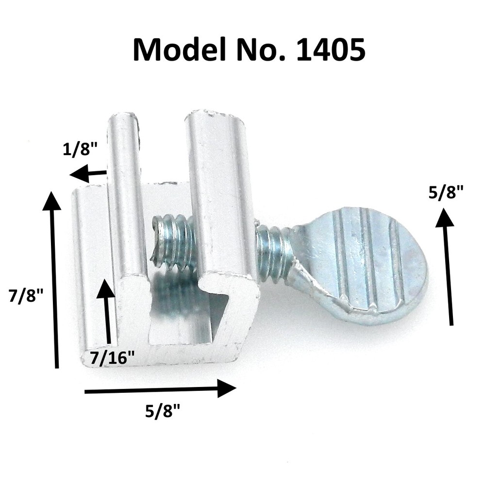 10 Pack Hickory Hardware Security Adjustable Aluminum Sliding Window Lock 1405