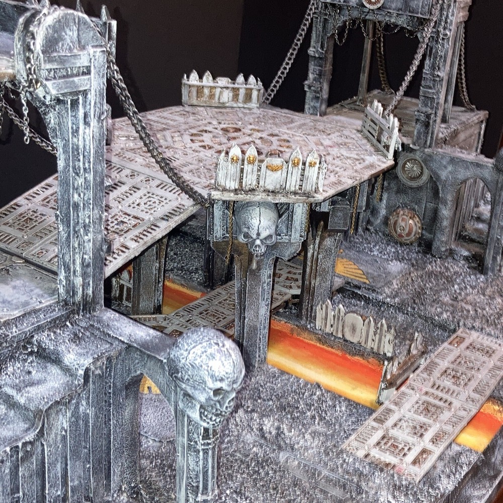 Kill Team / Necromunda / 1000pts Warhammer 40k Painted Gameboard 35in x 23in