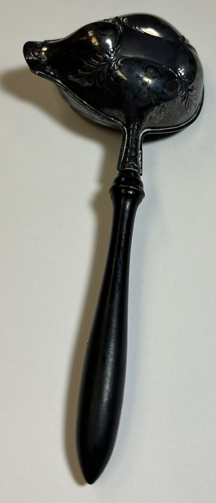 Sheffield 6 1/4” Tea Strainer, Wood Handle