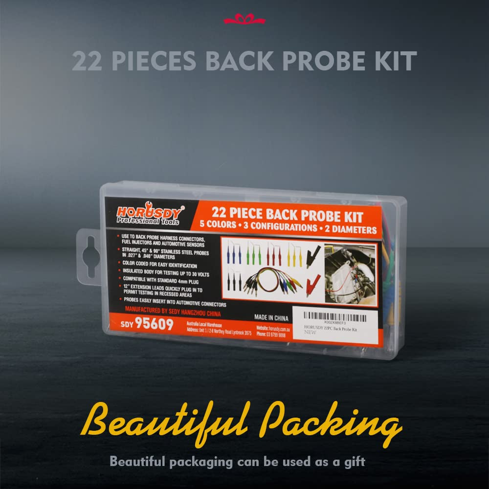 22PCS Back Probe Kit, Back Probe Pin Kit