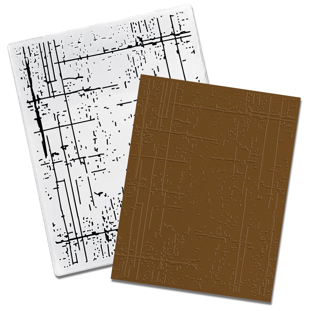 3D Textured Impressions Embossing Folder, Dot Background Embossing Folder for...